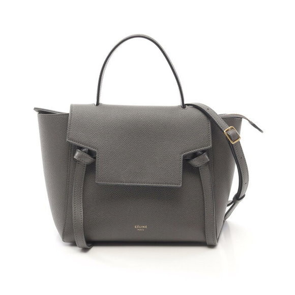 Celine BELT BAG handbag grey leather - Picture 1 of 7